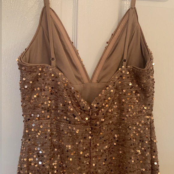 Sequin Long Party Dress - Picture 5 of 5